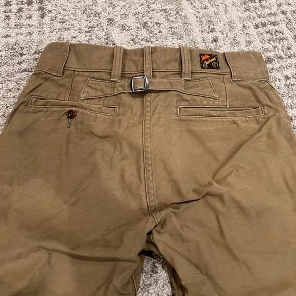 Mister Freedom Sportsman Chinos, Stevenson 3Sixteen Olive Khaki, 30W 30L - Picture 3 of 12